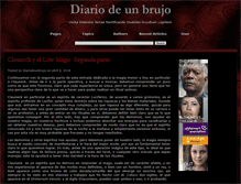 Tablet Screenshot of diariodeunbrujo.com.ar